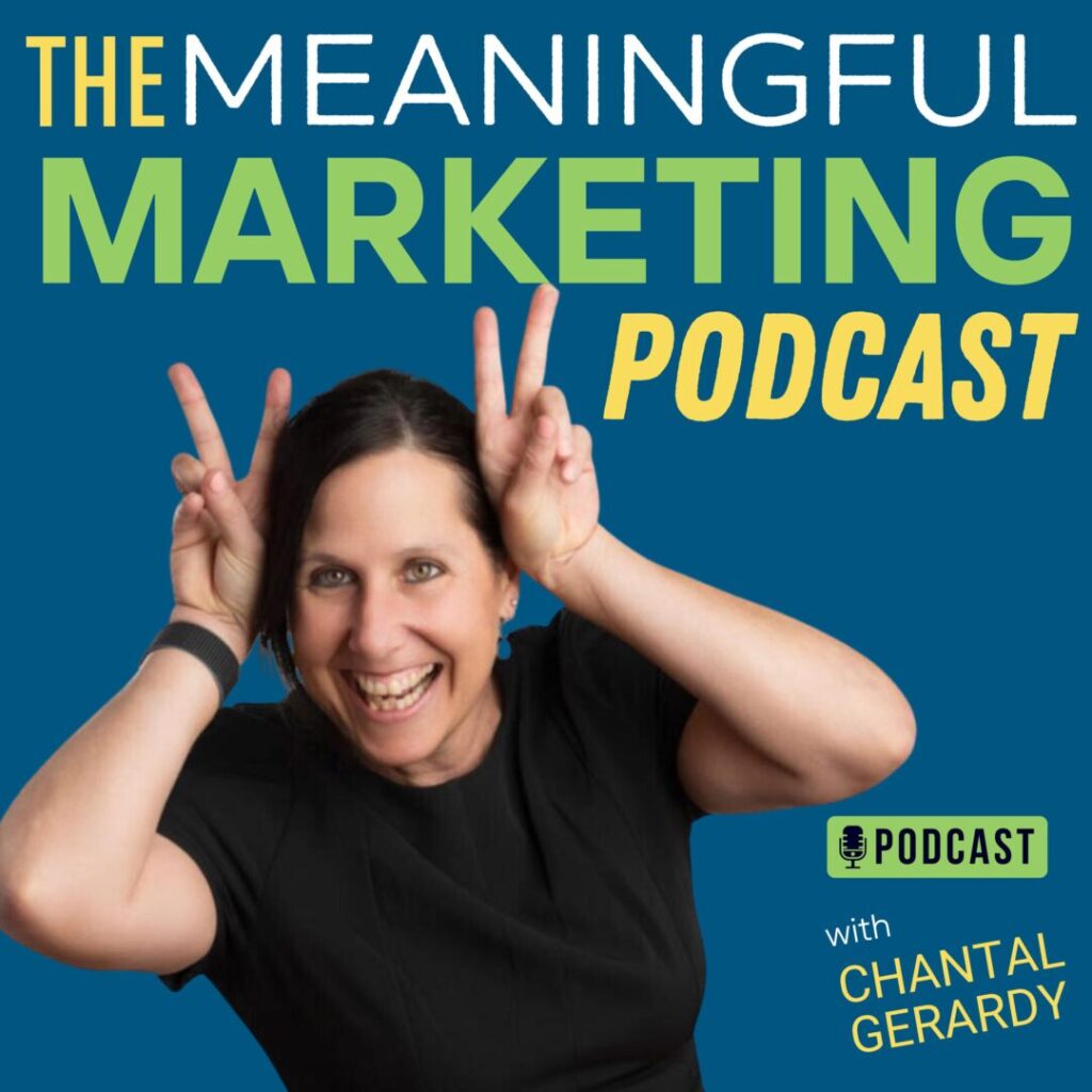 The meaningful marketing podcast cover