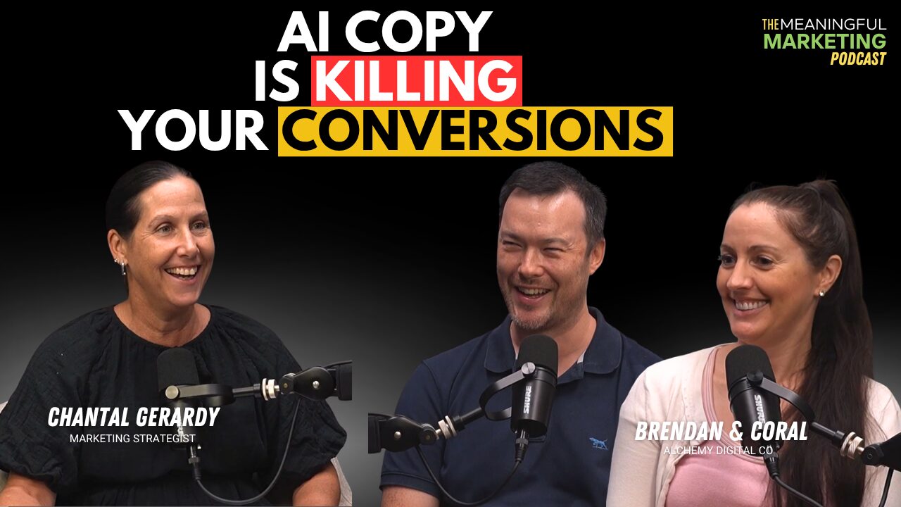 Heavily AI-Written Website Copy Is Killing Conversions with Brendan and Coral of Alchemy Digital Co
